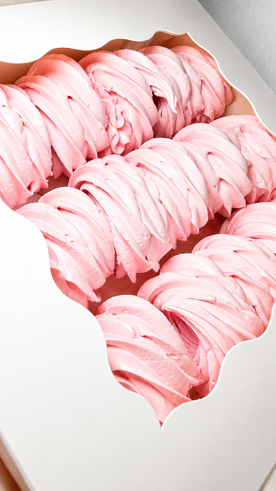 Raspberry Marshmallow Scroll Gift Box
