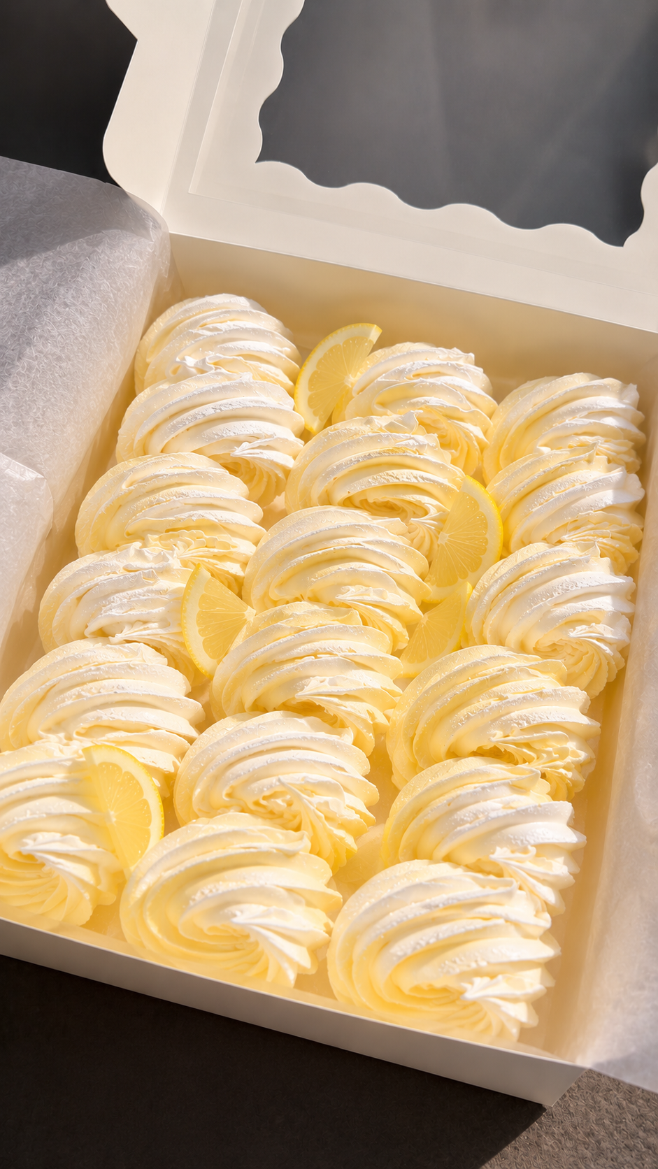 Lemon Marshmallow Scroll Gift Box