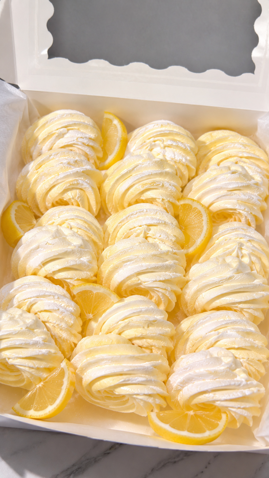 Lemon Marshmallow Scroll Gift Box
