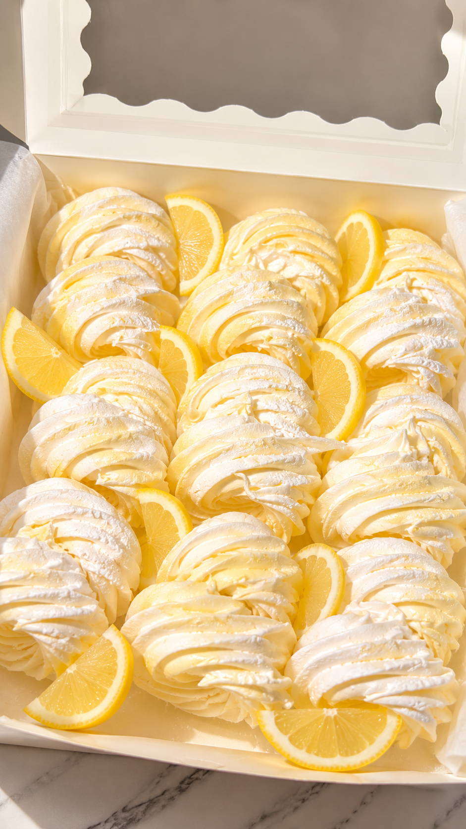 Lemon Marshmallow Scroll Gift Box