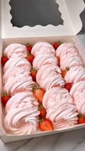 Strawberry Marshmallow Scroll Gift Box